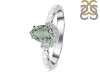 Green Amethyst & White Topaz Ring GRA-RDR-2192.