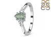 Green Amethyst & White Topaz Ring GRA-RDR-2213.