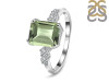 Green Amethyst & White Topaz Ring GRA-RDR-2215.