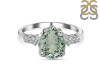 Green Amethyst & White Topaz Ring GRA-RDR-2216.