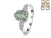 Green Amethyst & White Topaz Ring GRA-RDR-2216.