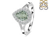Green Amethyst & White Topaz Ring GRA-RDR-2253.