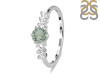 Green Amethyst & White Topaz Ring GRA-RDR-2259.