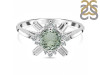 Green Amethyst & White Topaz Ring GRA-RDR-2264.
