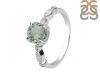 Green Amethyst & White Topaz Ring GRA-RDR-2269.