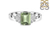 Green Amethyst & White Topaz Ring GRA-RDR-2272.
