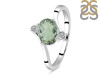 Green Amethyst & White Topaz Ring GRA-RDR-3264.