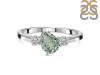 Green Amethyst & White Topaz Ring GRA-RDR-2285.