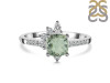 Green Amethyst & White Topaz Ring GRA-RDR-2404.