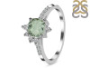 Green Amethyst & White Topaz Ring GRA-RDR-2404.