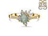 Green Amethyst & White Topaz Ring GRA-RDR-2406.
