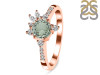 Green Amethyst & White Topaz Ring GRA-RDR-2406.
