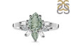 Green Amethyst & White Topaz Ring GRA-RDR-2521.