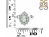 Green Amethyst & White Topaz Ring GRA-RDR-2770.