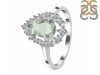 Green Amethyst & White Topaz Ring GRA-RDR-2770.