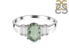 Green Amethyst & White Topaz Ring GRA-RDR-2861.
