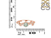 Green Amethyst & White Topaz Ring GRA-RDR-2981.