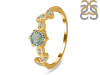 Green Amethyst & White Topaz Ring GRA-RDR-2981.