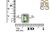 Green Amethyst & White Topaz Ring GRA-RDR-3071.