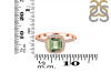 Green Amethyst & White Topaz Ring GRA-RDR-3119.