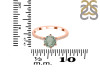 Green Amethyst & White Topaz Ring GRA-RDR-3140.