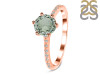 Green Amethyst & White Topaz Ring GRA-RDR-3140.