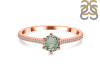 Green Amethyst & White Topaz Ring GRA-RDR-3143.