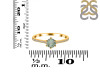 Green Amethyst & White Topaz Ring GRA-RDR-3143.