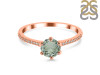 Green Amethyst & White Topaz Ring GRA-RDR-3144.