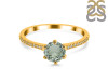 Green Amethyst & White Topaz Ring GRA-RDR-3144.