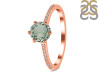 Green Amethyst & White Topaz Ring GRA-RDR-3144.