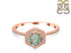 Green Amethyst & White Topaz Ring GRA-RDR-3146.