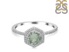 Green Amethyst & White Topaz Ring GRA-RDR-3146.
