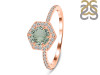 Green Amethyst & White Topaz Ring GRA-RDR-3146.