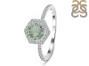 Green Amethyst & White Topaz Ring GRA-RDR-3146.