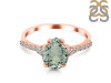 Green Amethyst & White Topaz Ring GRA-RDR-3148.