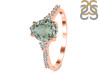 Green Amethyst & White Topaz Ring GRA-RDR-3148.