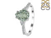 Green Amethyst & White Topaz Ring GRA-RDR-3148.