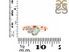 Green Amethyst & White Topaz Ring GRA-RDR-3153.