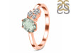 Green Amethyst & White Topaz Ring GRA-RDR-3153.
