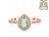 Green Amethyst & White Topaz Ring GRA-RDR-3161.