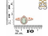 Green Amethyst & White Topaz Ring GRA-RDR-3161.