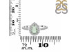 Green Amethyst & White Topaz Ring GRA-RDR-3161.