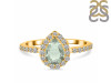 Green Amethyst & White Topaz Ring GRA-RDR-3161.