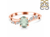Green Amethyst & White Topaz Ring GRA-RDR-3163.