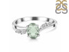 Green Amethyst & White Topaz Ring GRA-RDR-3163.