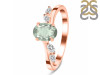 Green Amethyst & White Topaz Ring GRA-RDR-3163.