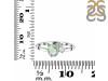 Green Amethyst & White Topaz Ring GRA-RDR-3199.