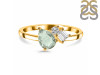 Green Amethyst & White Topaz Ring GRA-RDR-3199.