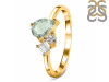 Green Amethyst & White Topaz Ring GRA-RDR-3199.